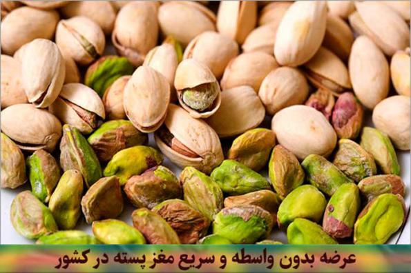 عرضه بدون واسطه و سریع مغز پسته در کشور